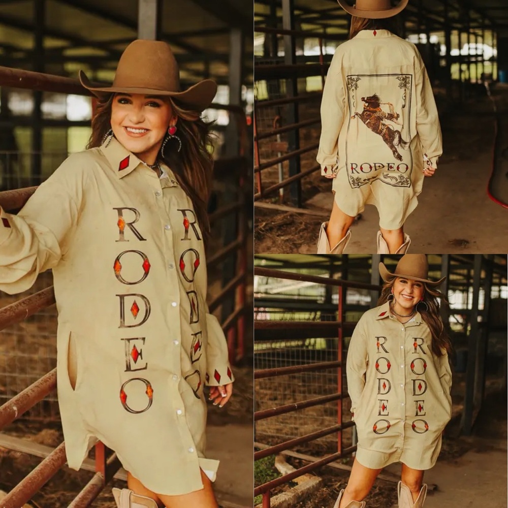 🤩 Pearl snap must have rodeo dress